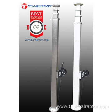 5.8meter Manual winch mast